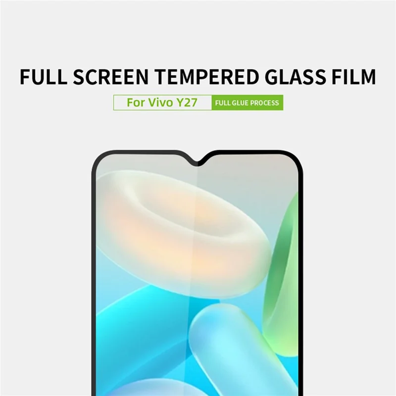 PINWUYO per vivo Y27 4G JK Tempered Glass Film Series-2 Ultra Clear Full Screen Protector High Aluminum-silicon Glass Film