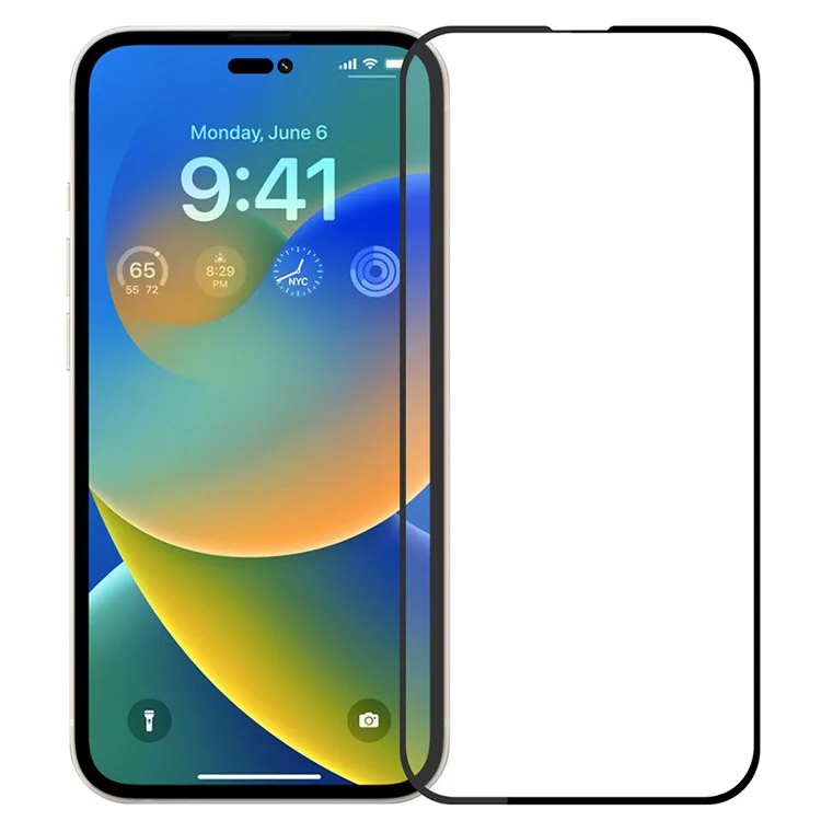 MOFI JK Tempered Glass Film Series-1 Anti-Scratch Screen Protector für iPhone 15 Plus Full Glue High Aluminium-Silizium Glas Film