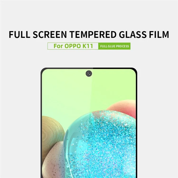PINWUYO Para Oppo K11 5G JK Película de Vidro Temperado Série-2 Vidro de Alta Alumínio-Silício HD Clear Full Screen Protector