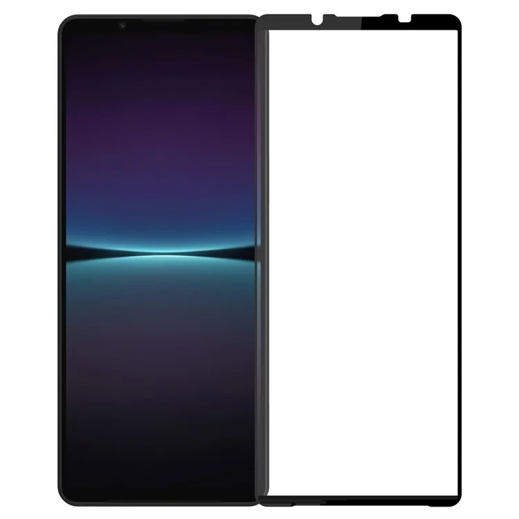 PINWUYO Pour Sony Xperia 5 V JK Série de Films en Verre Trempé-2 Verre Haute Aluminium-Silicium Clair Full HD Screen Protector