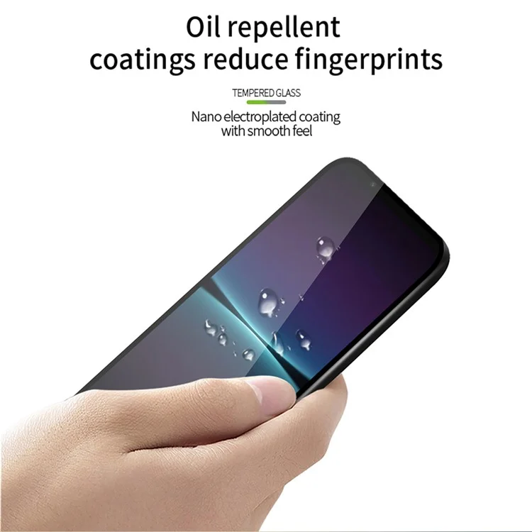 PINWUYO Pour Sony Xperia 5 V JK Série de Films en Verre Trempé-2 Verre Haute Aluminium-Silicium Clair Full HD Screen Protector