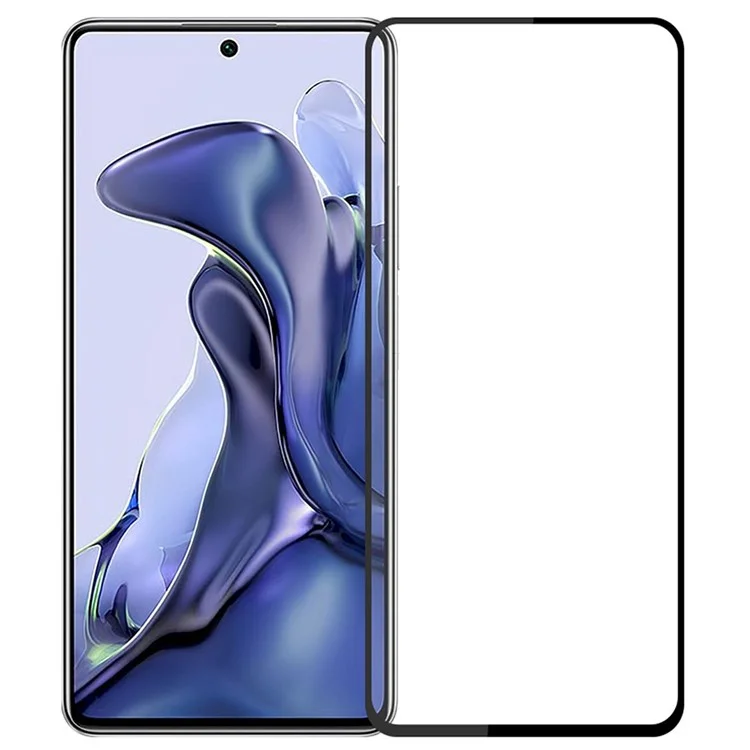 PINWUYO für Realme GT5 5G JK Tempered Glass Film Series-2 Bildschirmschutz Hochaluminiumsilizium-Glas Vollabdeckungsfilm