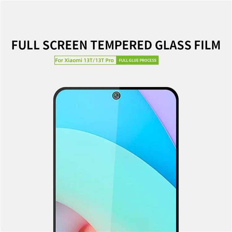 PINWUYO JK Tempered Glass Film Series-2 per Xiaomi 13T / 13T Pro High Aluminio-Silicio Vetro Film HD Full Screen Protector