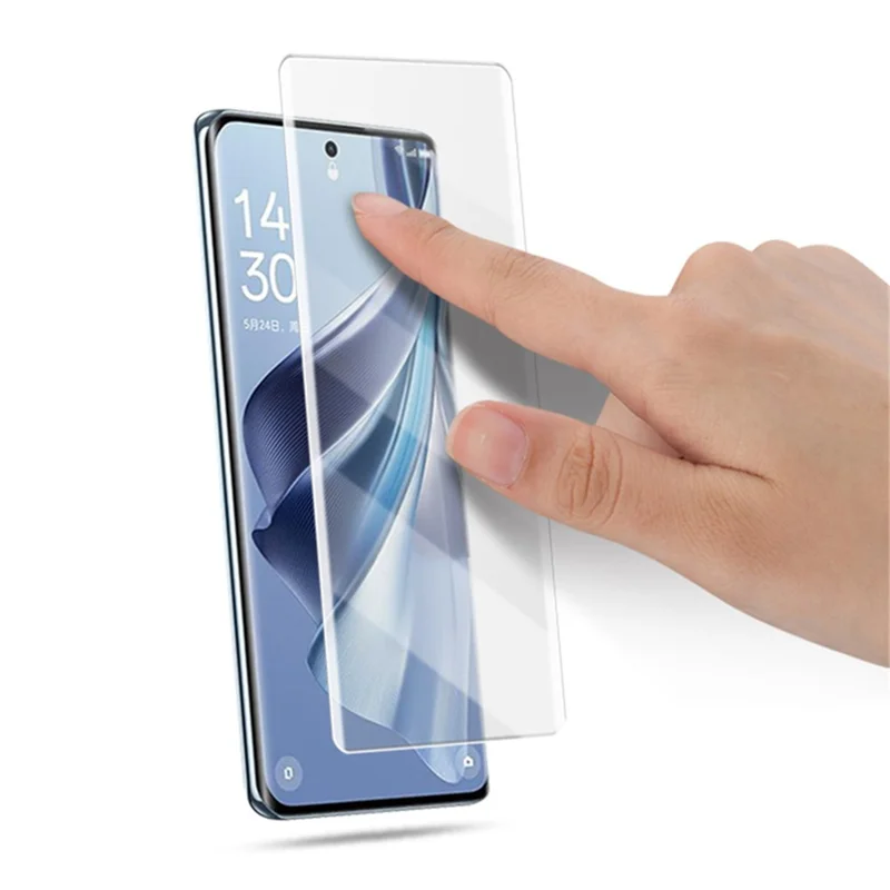 MOCOLO For Oppo Reno10 5G (Global) Anti-scratch Full Screen Protector 3D Curved UV Liquid Tempered Glass Film
