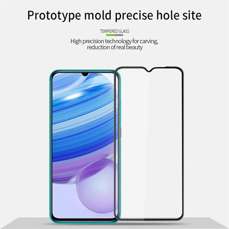 PINWUYO JK 3D Curved Tempered Glass Film-2 for Xiaomi Redmi 11A 4G Full Glue High Aluminum-silicon Glass Screen Protector