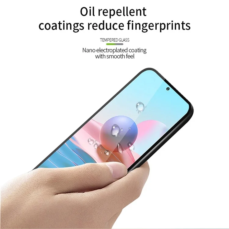 MOFI pour Motorola Moto G84 5G JK Série de films en verre trempé - 1 Verre haute aluminium-silicium Écran complet Écran complet Colle Protecteur d'écran