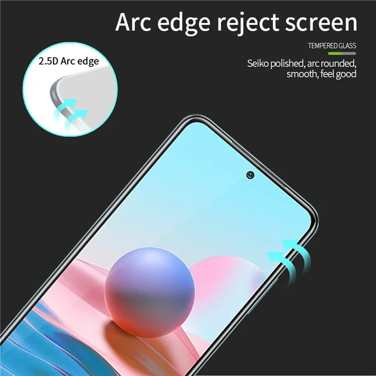 MOFI pour Motorola Moto G84 5G JK Série de films en verre trempé - 1 Verre haute aluminium-silicium Écran complet Écran complet Colle Protecteur d'écran