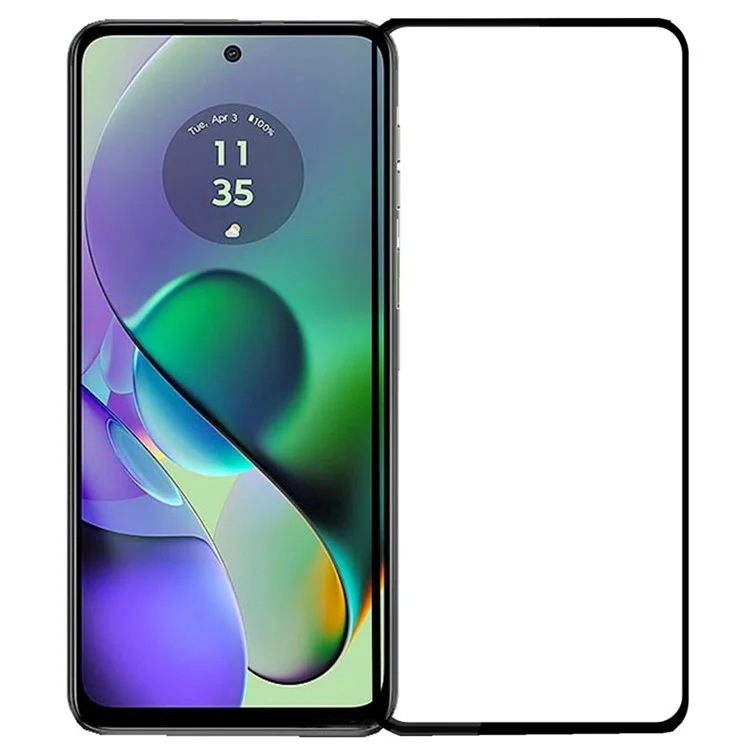 PINWUYO JK Tempered Glass Film Series-2 for Motorola Moto G54 5G Screen Protector Full Cover High Aluminum-silicon Glass Film
