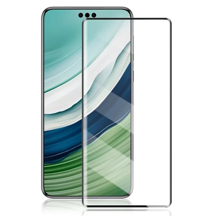 MOCOLO For Huawei Mate 60 Pro / Mate 60 Pro+ Screen Protector Full Coverage 3D Curved Tempered Glass Film - Black