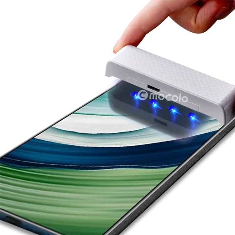 MOCOLO Para Huawei Mate 60 Pro / Mate 60 Pro+ Protector de Pantalla de Vidrio Templado Líquido UV 3D Curvo Resistente a Roturas
