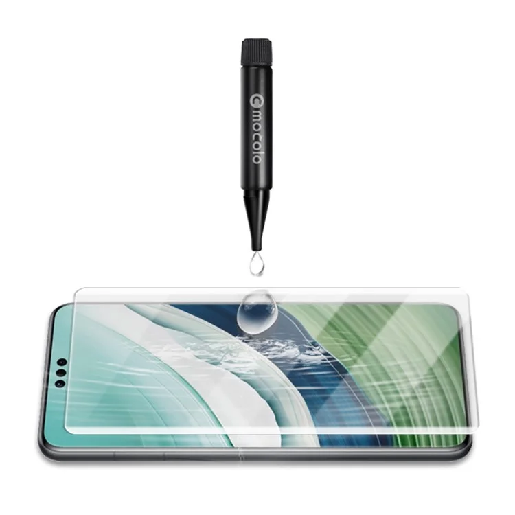 MOCOLO Para Huawei Mate 60 Pro / Mate 60 Pro+ Protector de Pantalla de Vidrio Templado Líquido UV 3D Curvo Resistente a Roturas