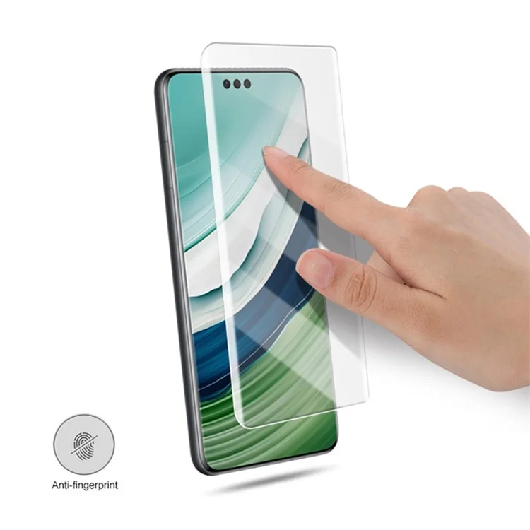 MOCOLO Para Huawei Mate 60 Pro / Mate 60 Pro+ Protector de Pantalla de Vidrio Templado Líquido UV 3D Curvo Resistente a Roturas