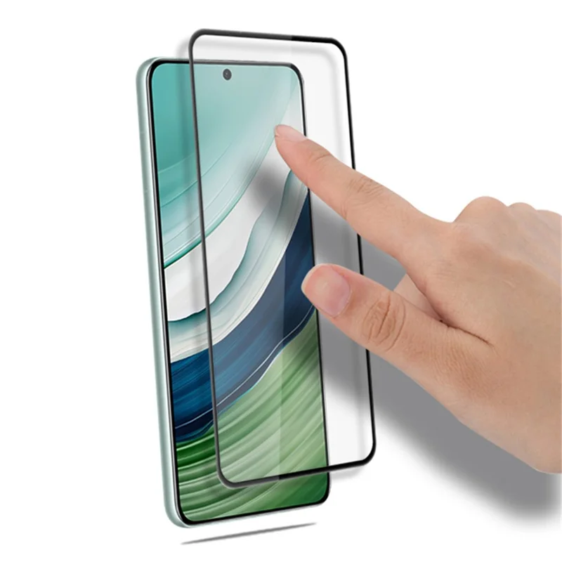 MOCOLO Pour Huawei Mate 60 Protecteur d'écran full coverage Full Glue Silk Printing Verre trempé Film - Noir