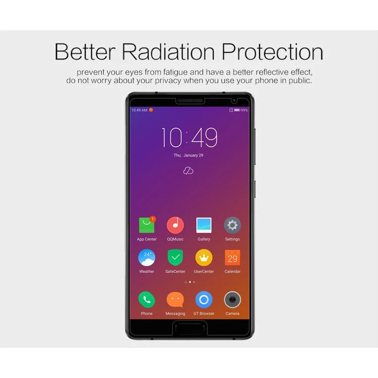 NILLKIN for Lenovo ZUK Edge Matte Anti-scratch LCD Screen Protector Mobile Phone Film