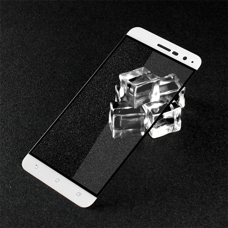 IMAK Full Coverage Tempered Glass Screen Film Protector for Asus Zenfone 3 ZE520KL - White