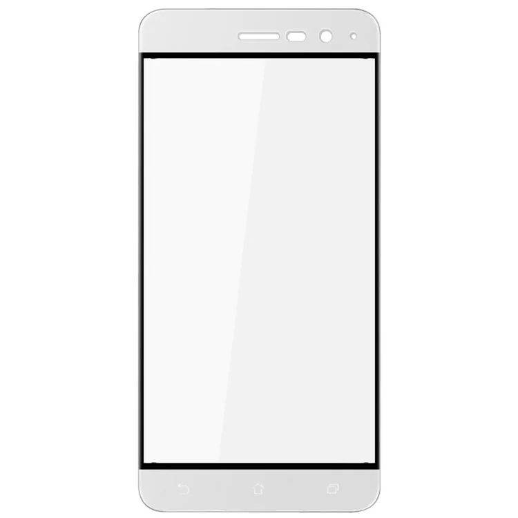 IMAK Full Coverage Tempered Glass Screen Film Protector for Asus Zenfone 3 ZE520KL - White