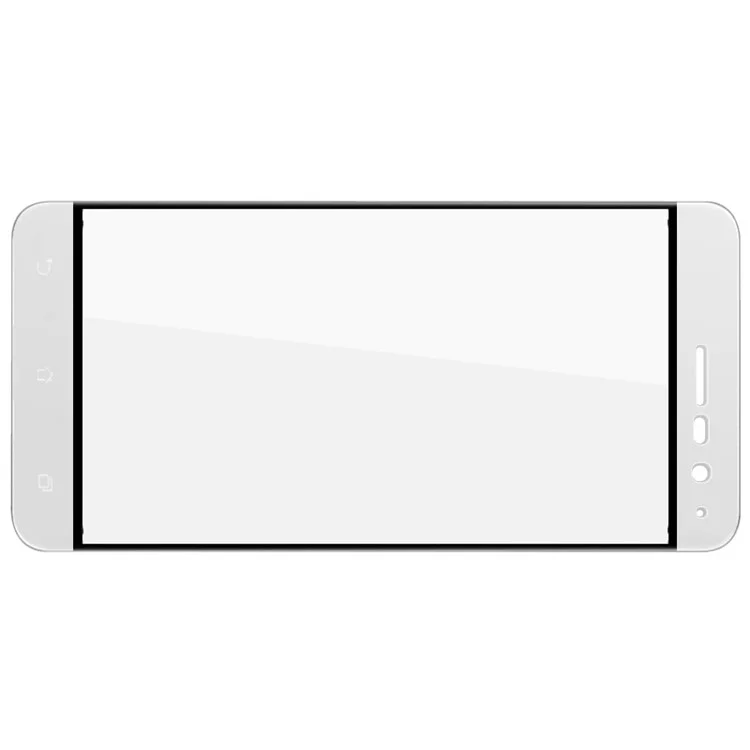 IMAK Full Coverage Tempered Glass Screen Film Protector for Asus Zenfone 3 ZE520KL - White