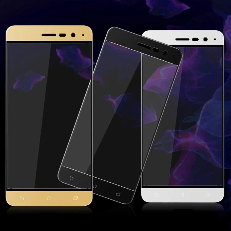 IMAK Full Coverage Tempered Glass Screen Film Protector for Asus Zenfone 3 ZE520KL - White