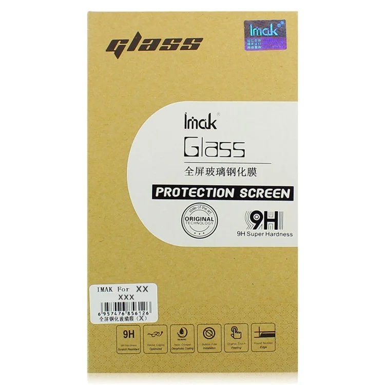 IMAK Full Coverage Tempered Glass Screen Film Protector for Asus Zenfone 3 ZE520KL - White