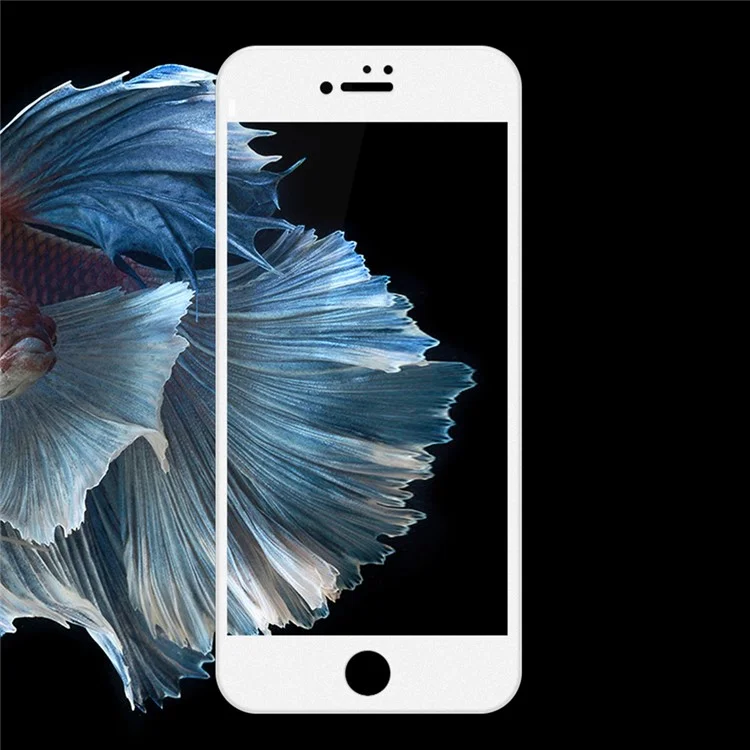 DEVIA for iPhone 7 Plus 3D Curved full coverage Tempered Glass Guard Film - White