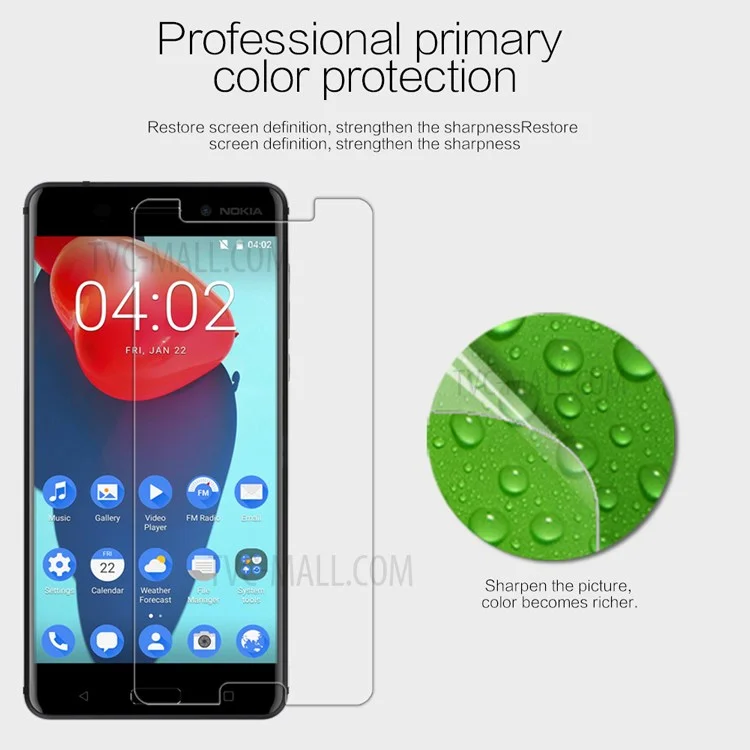 NILLKIN for Nokia 6 Anti-fingerprint HD Clear LCD Mobile Screen Protector Film