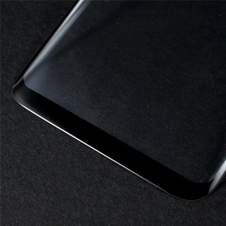 Para Samsung Galaxy S8 Cobertura Curvada Completa Protector de Pantalla de Vidrio Templado Móvil - Negro