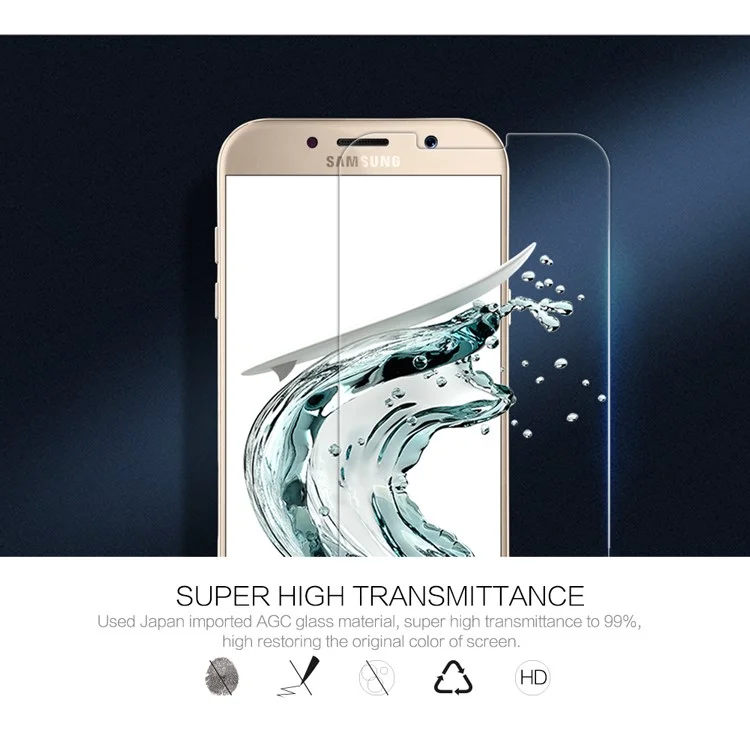 NILLKIN Amazing H+PRO Tempered Glass Mobile Screen Film for Samsung Galaxy A5 (2017), Nanometer Anti-Explosion