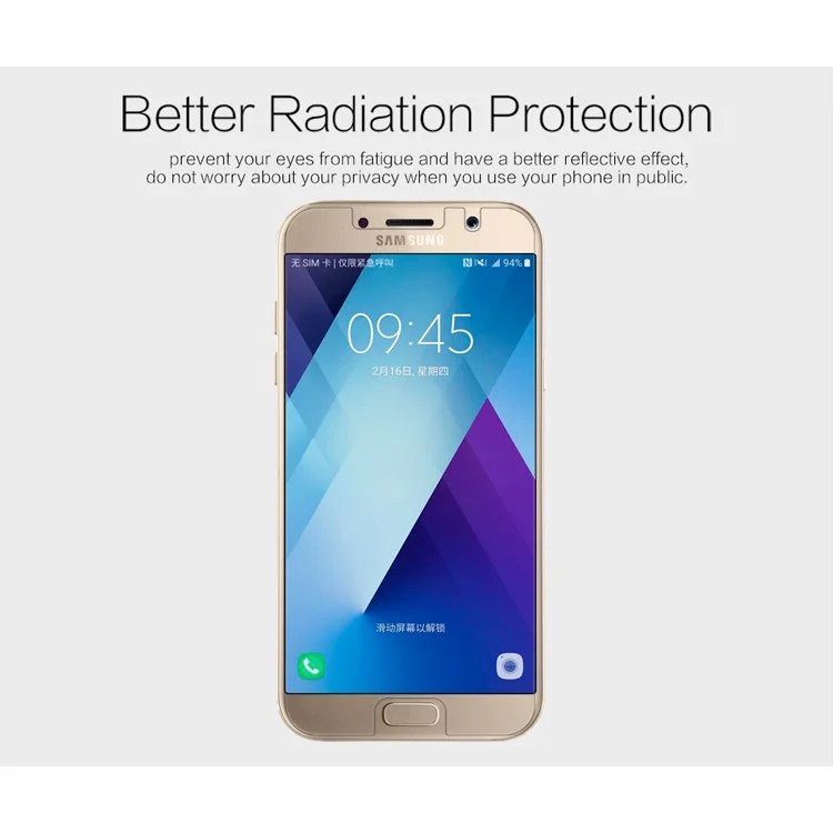 NILLKIN for Samsung Galaxy A3 (2017) Matte Anti-scratch LCD Screen Protector Mobile Guard Film