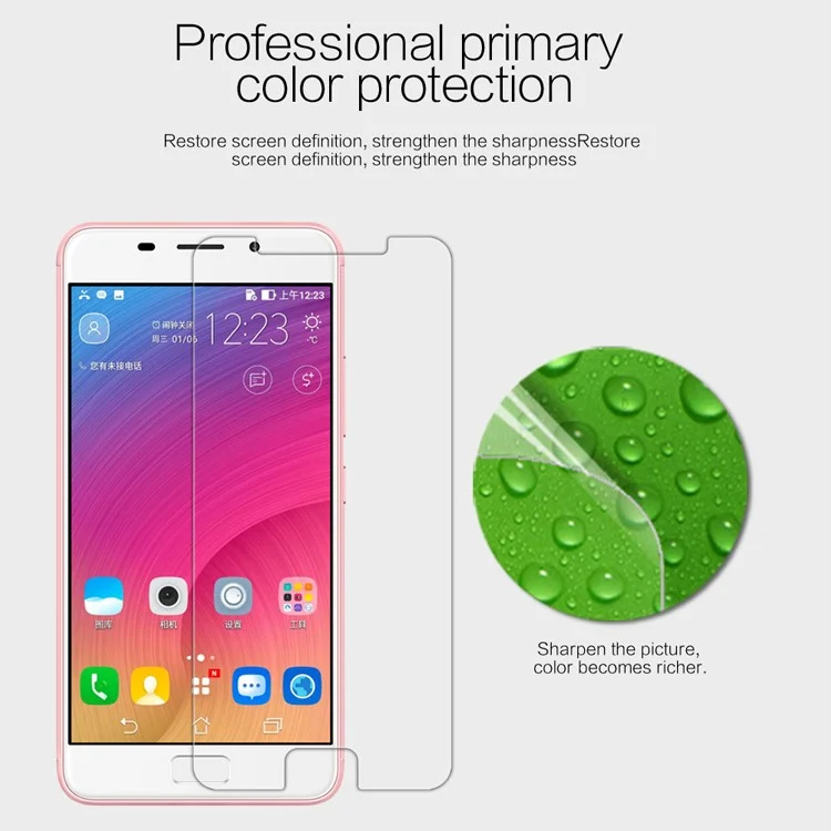 NILLKIN for Asus Zenfone 3s Max ZC521TL Anti-fingerprint HD Clear Mobile Screen Protector Film