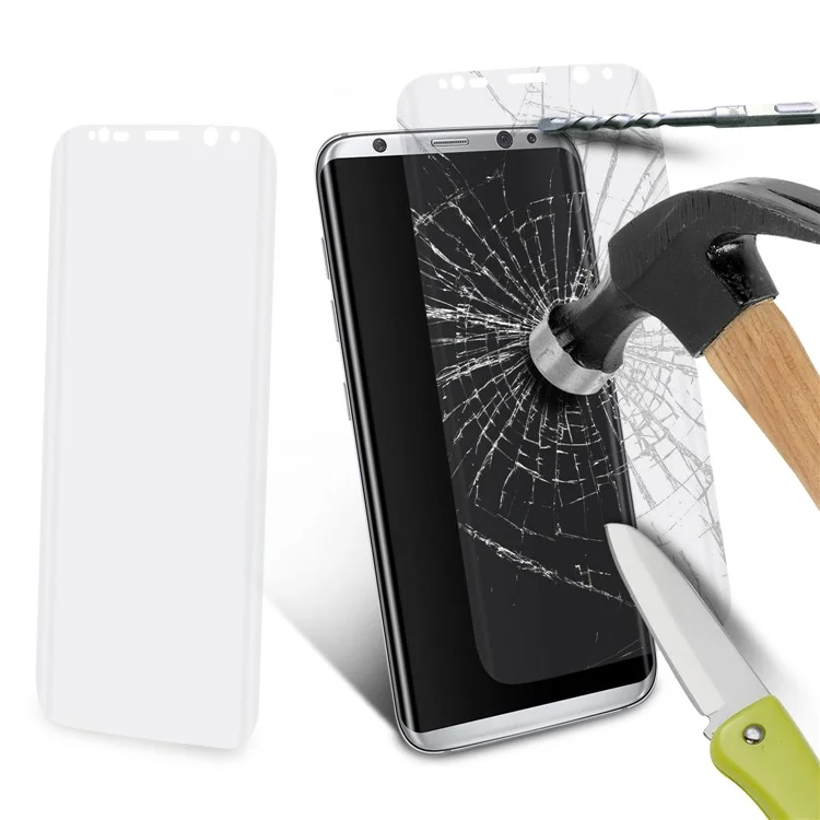 Pour Samsung Galaxy S8 0.3mm 3D Curved Tempered Glass Screen Protector Full Cover