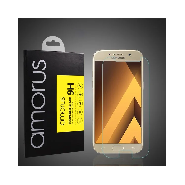 AMORUS Mobile Tempered Glass Screen Protector Guard for Samsung Galaxy A5 (2017) A520