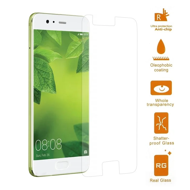 Pour Huawei P10 Plus Protecteur D'écran en Verre Trempé Mobile de 0,3 mm (arc Bord)