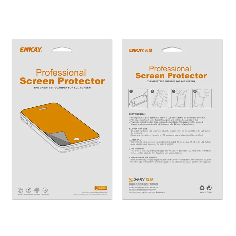 ENKAY Clear PET Screen Protector Film for Huawei Mate 9 Pro