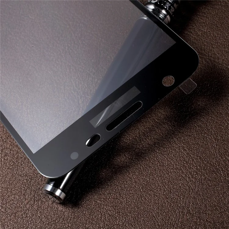 Silk Print Tempered Glass Screen Protector for Samsung Galaxy Galaxy J5 Prime/On5 2016 (Crocodile Texture Package) - Black