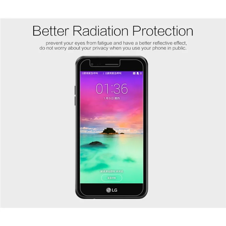 NILLKIN for LG K10 (2017) Matte Anti-scratch LCD Screen Protector Mobile Film