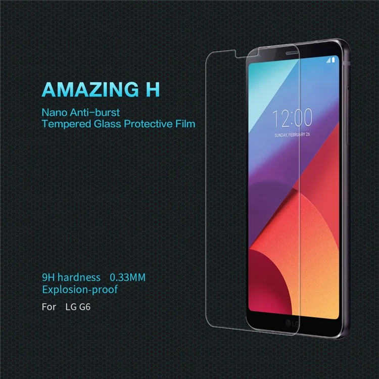NILLKIN for LG G6 Amazing H Tempered Glass Anti-burst Screen Protector