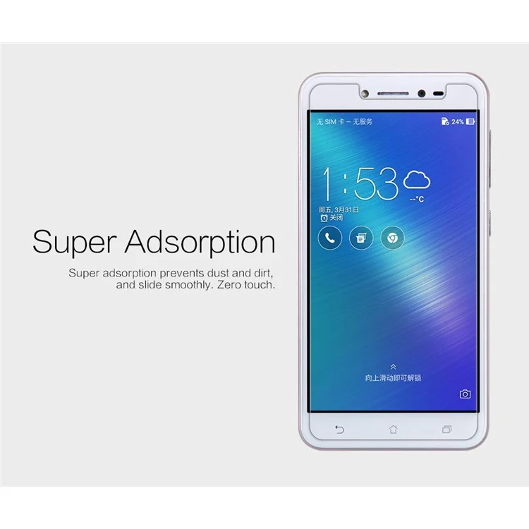 NILLKIN for Asus Zenfone Live ZB501KL Anti-fingerprint HD Clear LCD Screen Protector Guard Film
