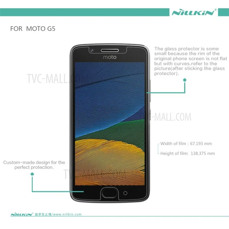 NILLKIN for Motorola Moto G5 Anti-scratch Matte LCD Screen Protector Mobile Film