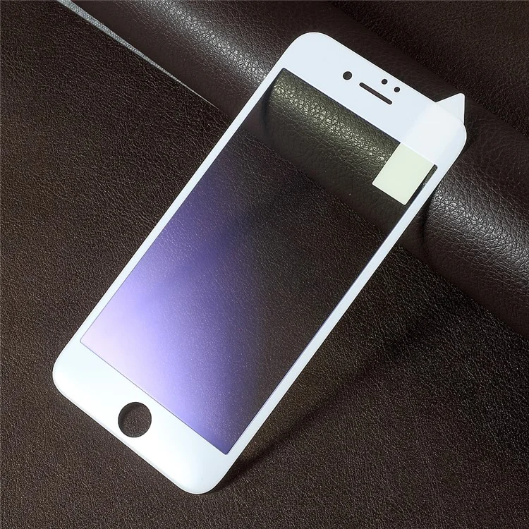 RURIHAI Solid Defense Soft Edge Anti-blue-ray 3D Full Screen Tempered Glass Guard Film for iPhone 6s 6 - White