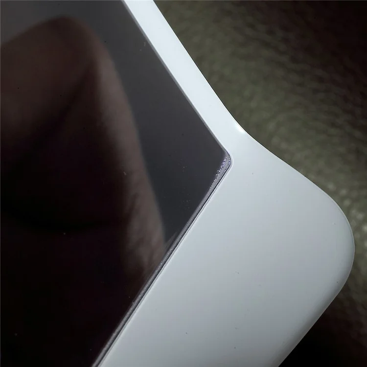 RURIHAI Solid Defense Soft Edge Anti-blue-ray 3D Full Screen Tempered Glass Guard Film for iPhone 6s 6 - White