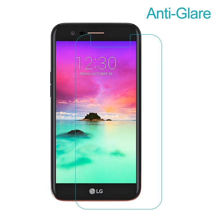 For LG K10 (2017) Matte Anti-glare LCD Screen Protector Film (Black Package)
