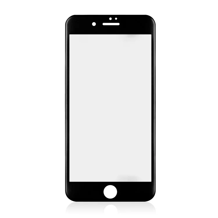 For iPhone 7 4.7 inch 0.3mm Full Coverage 3D Curved Carbon Fiber Tempered Glass Screen Protector - Black