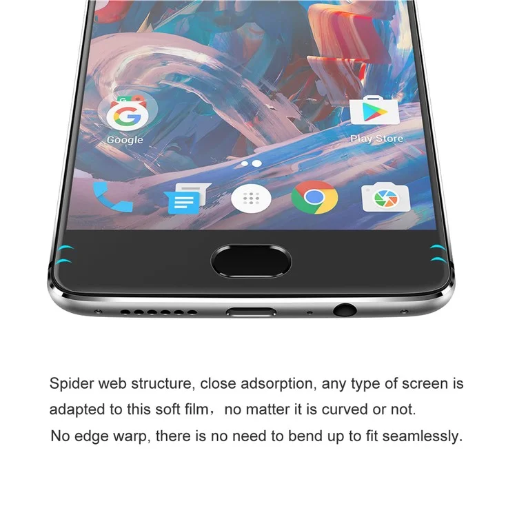 HAT PRINCE 0.1mm Full Coverage Screen Guard for OnePlus 3 / 3T - Transparent