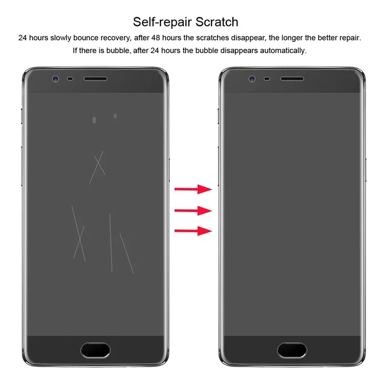 HAT PRINCE 0.1mm Full Coverage Screen Guard for OnePlus 3 / 3T - Transparent