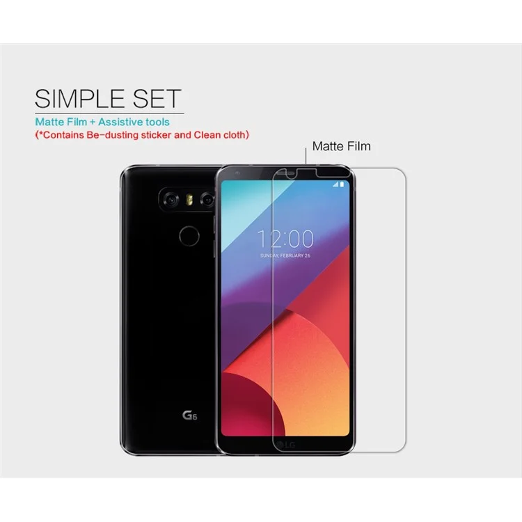 NILLKIN for LG G6 Anti-scratch Matte LCD Screen Protector Guard Film