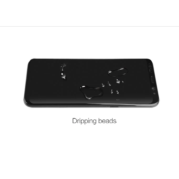 NILLKIN 3D CP+ Max for Samsung Galaxy S8 G950 Full Size Tempered Glass Screen Protector Anti-explosion - Black