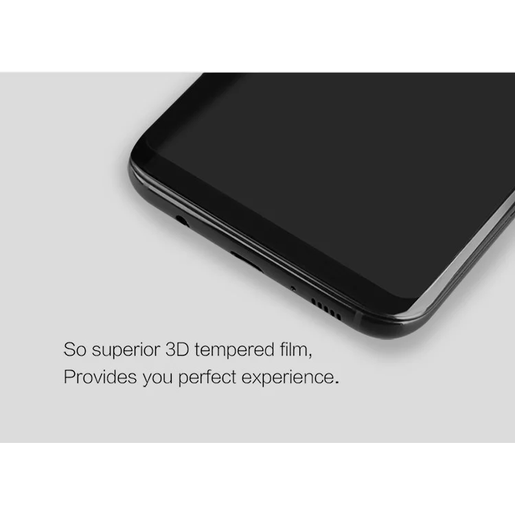 NILLKIN 3D CP+ Max for Samsung Galaxy S8 G950 Full Size Tempered Glass Screen Protector Anti-explosion - Black