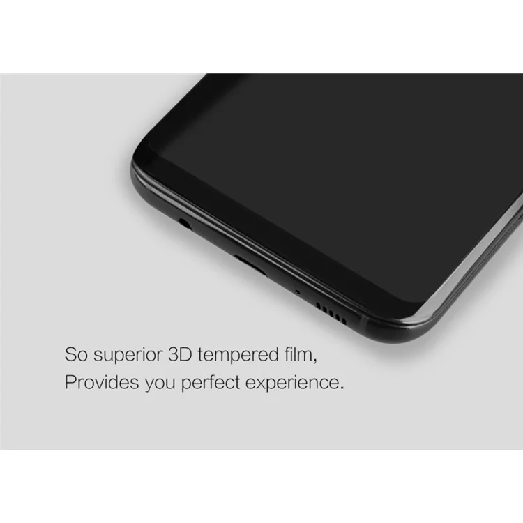 NILLKIN 3D CP+ Max for Samsung Galaxy S8+ G955 Full Screen Tempered Glass Protector Film Anti-explosion - Black