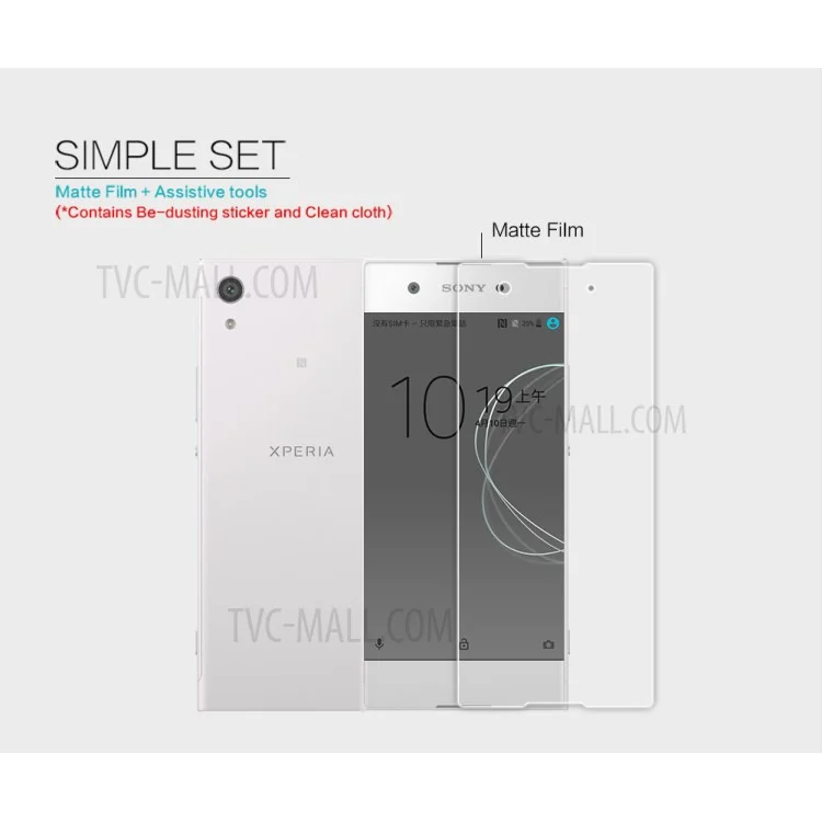 NILLKIN Anti-scratch Matte Screen Protector Shield Film for Sony Xperia XA1