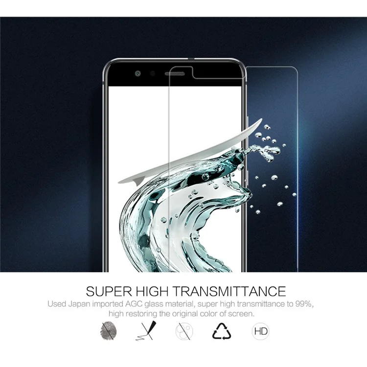 NILLKIN Amazing H+PRO for Huawei P10 Lite Tempered Glass Screen Protector Nanometer Anti-Explosion